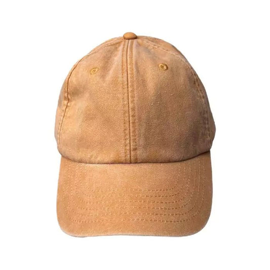 Basic Ochre Washed Out Baseball Cap