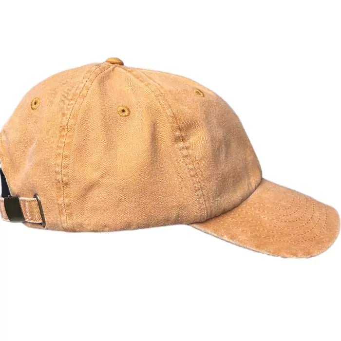 Basic Ochre Washed Out Baseball Cap