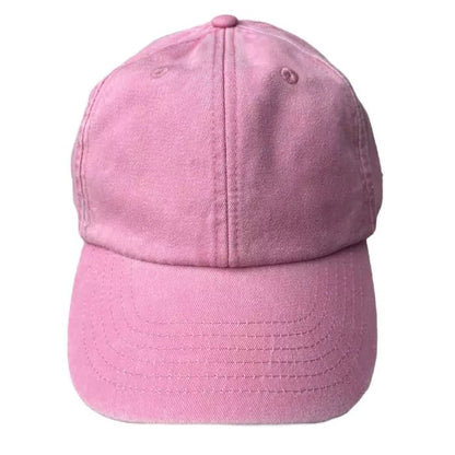 Basic Pink Washed Out Baseball Cap