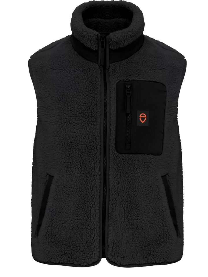 annapurna teddy unisex bodywarmer black