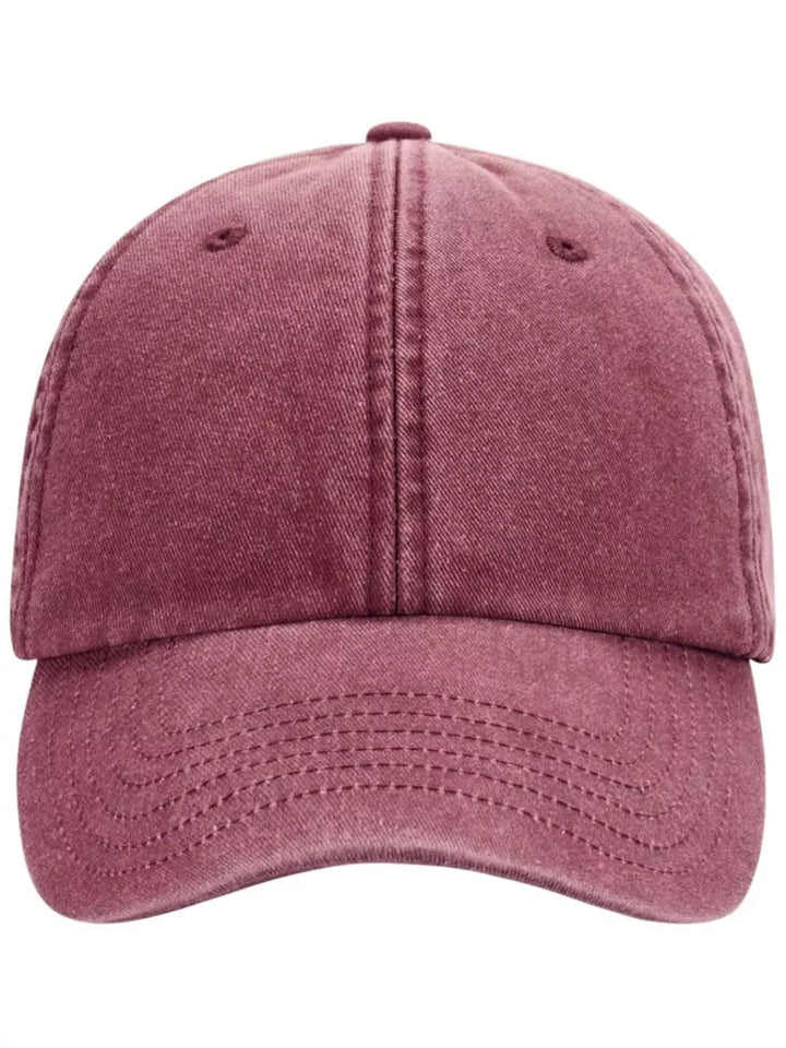 basic washed out baseball cap