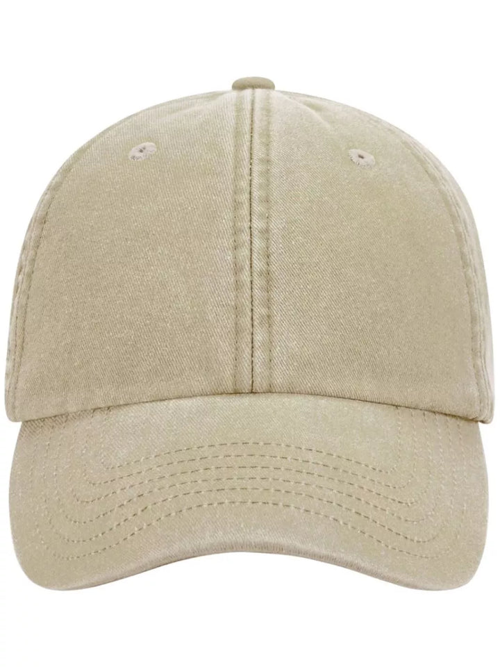 basic washed out baseball cap