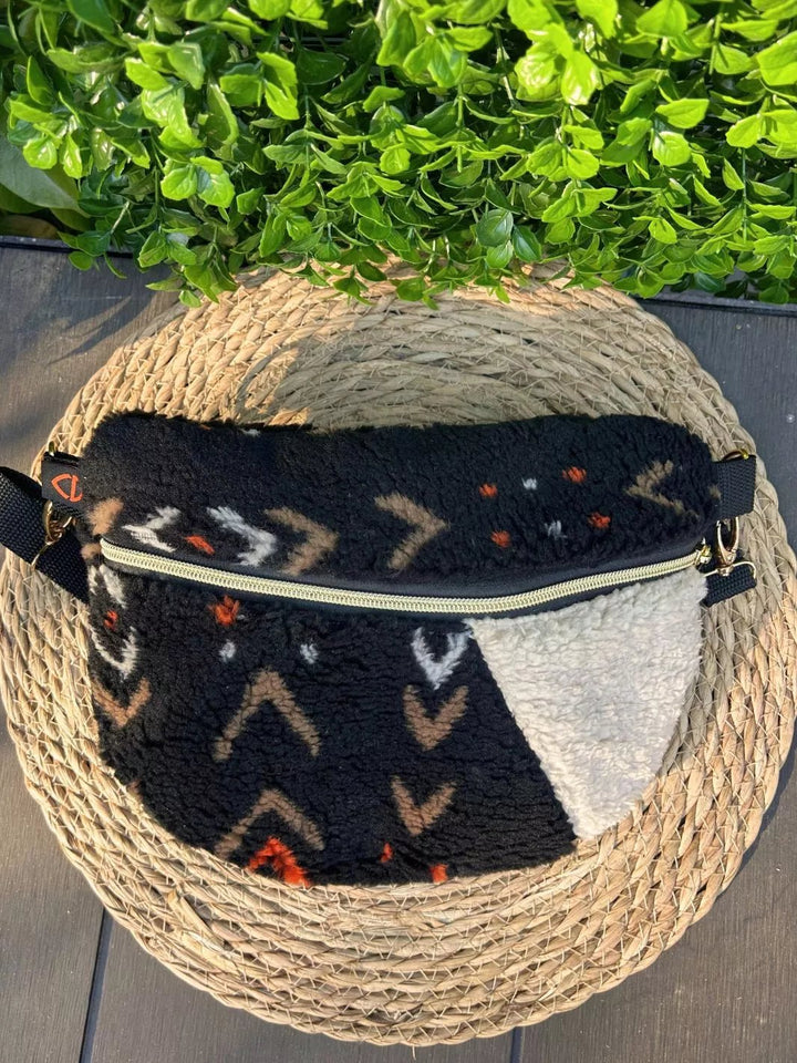 boho teddy woman belt bag
