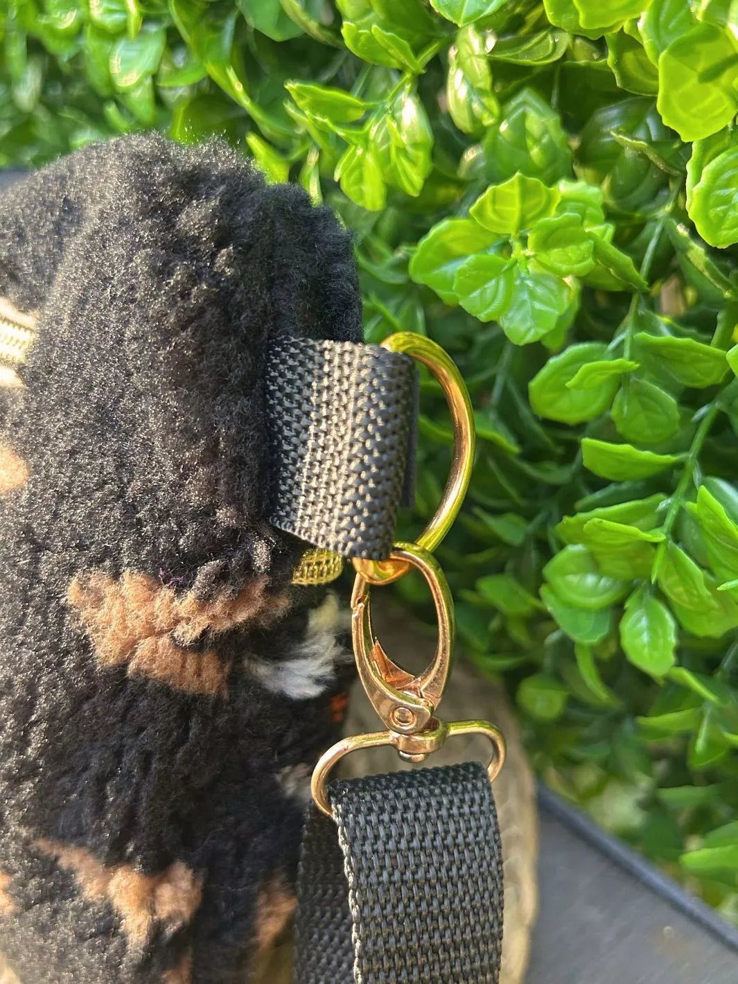 boho teddy woman belt bag