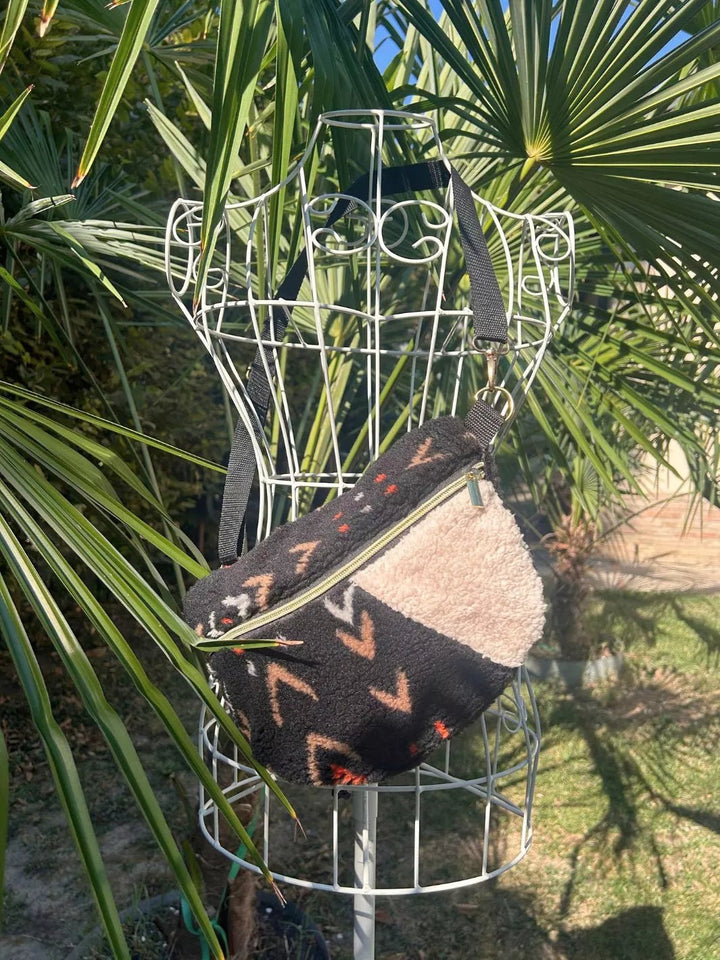 boho teddy woman belt bag