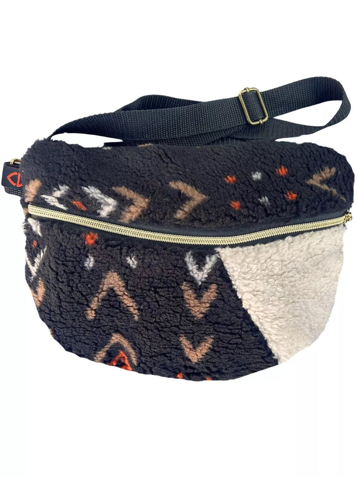 boho teddy woman belt bag