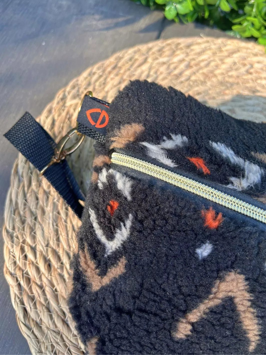 boho teddy woman belt bag