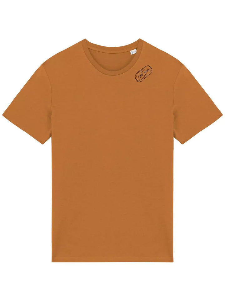 brown sugar organic cotton t-shirt airplane