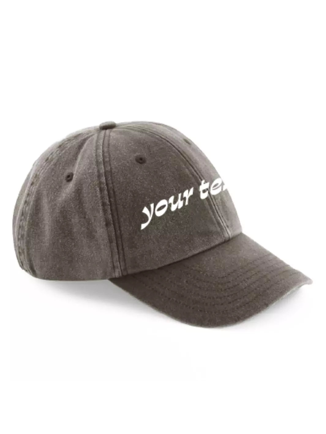 custom embroidered washed out baseball cap