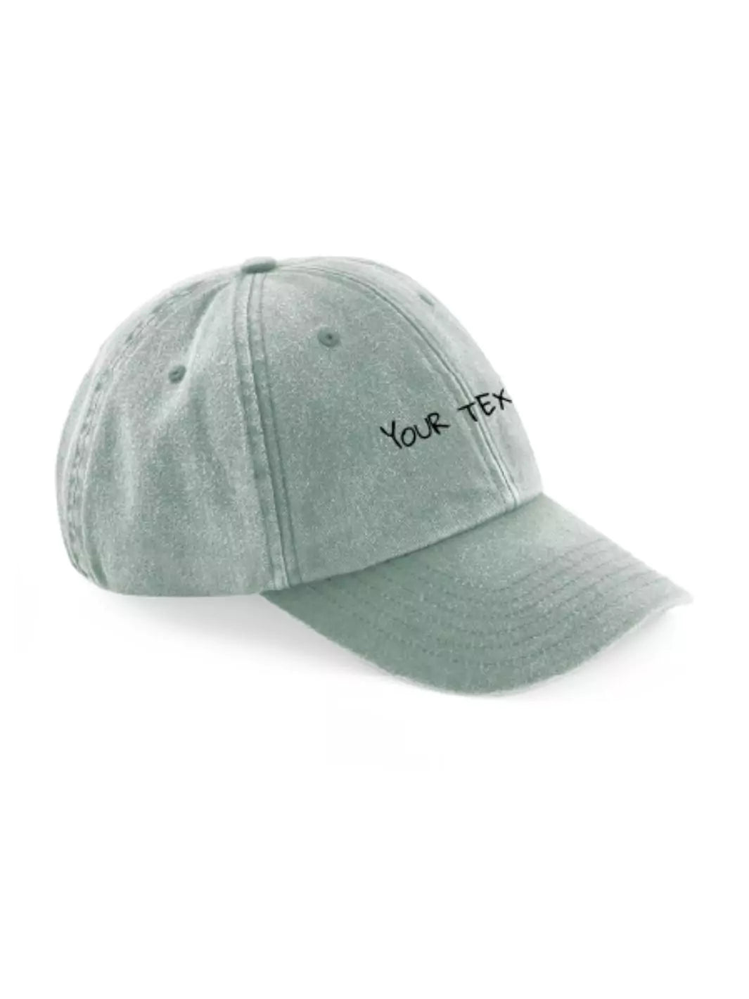 custom embroidered washed out baseball cap