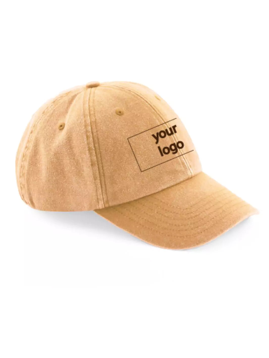 custom embroidered washed out baseball cap