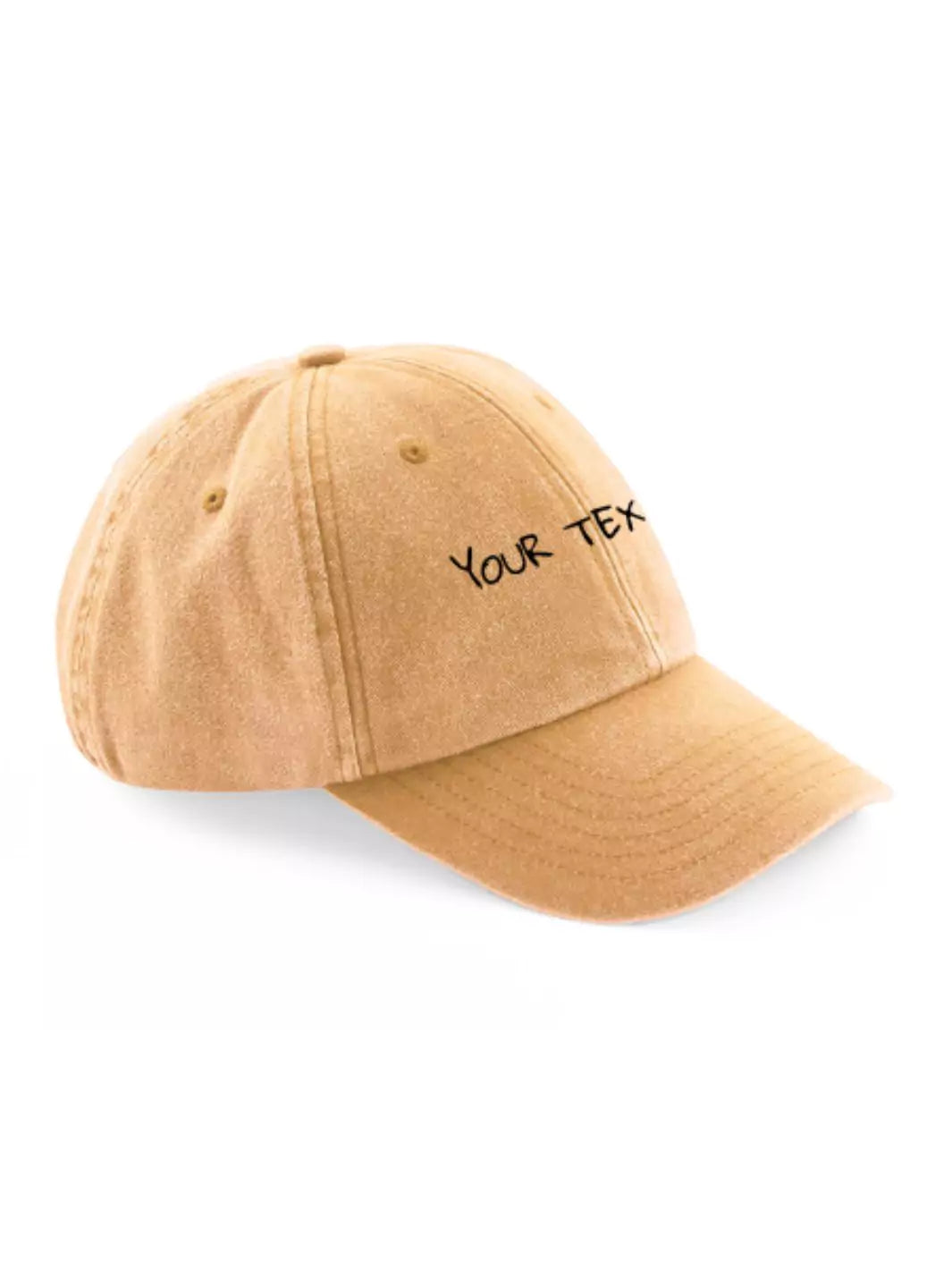 custom embroidered washed out baseball cap