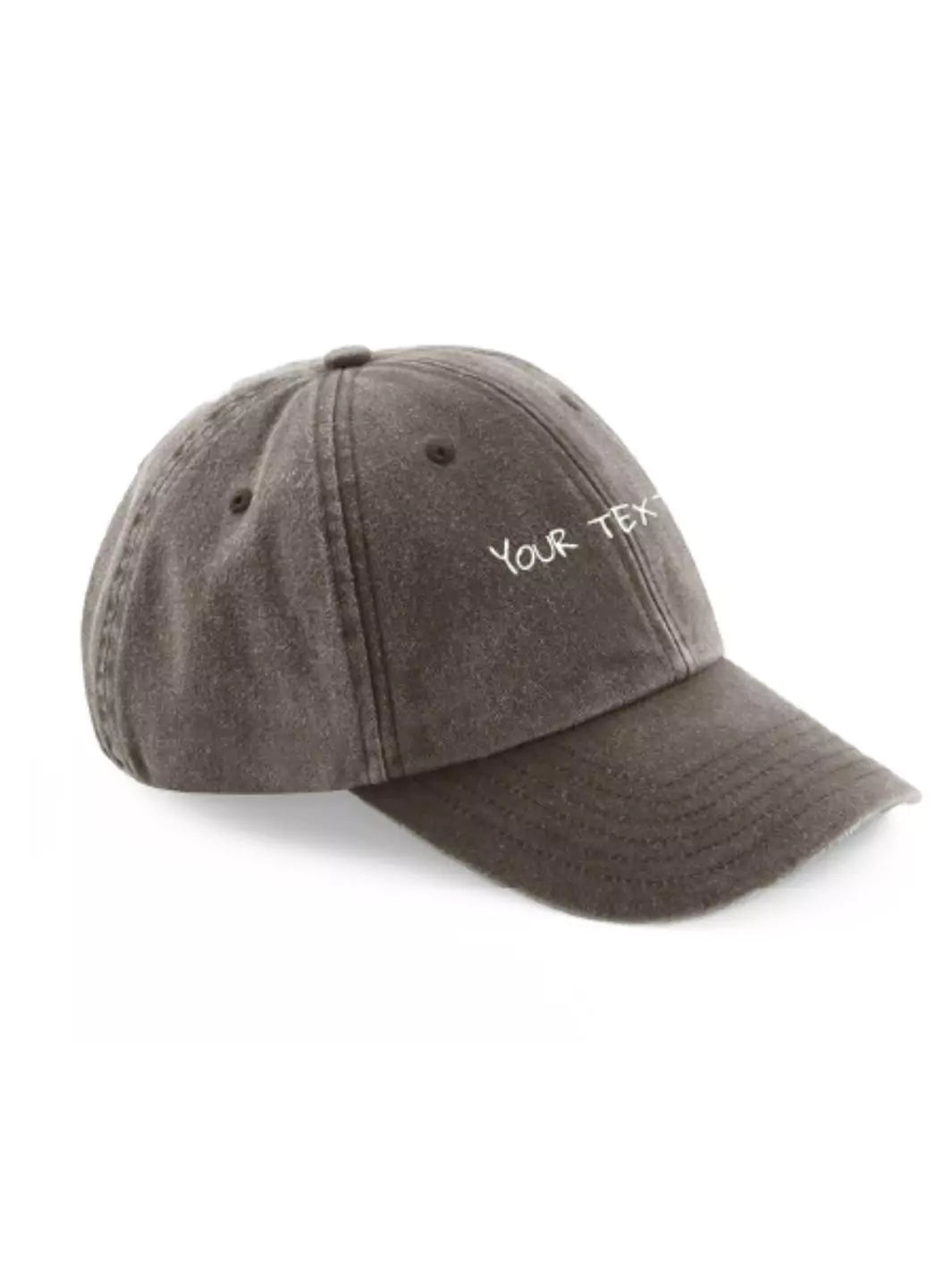 custom embroidered washed out baseball cap