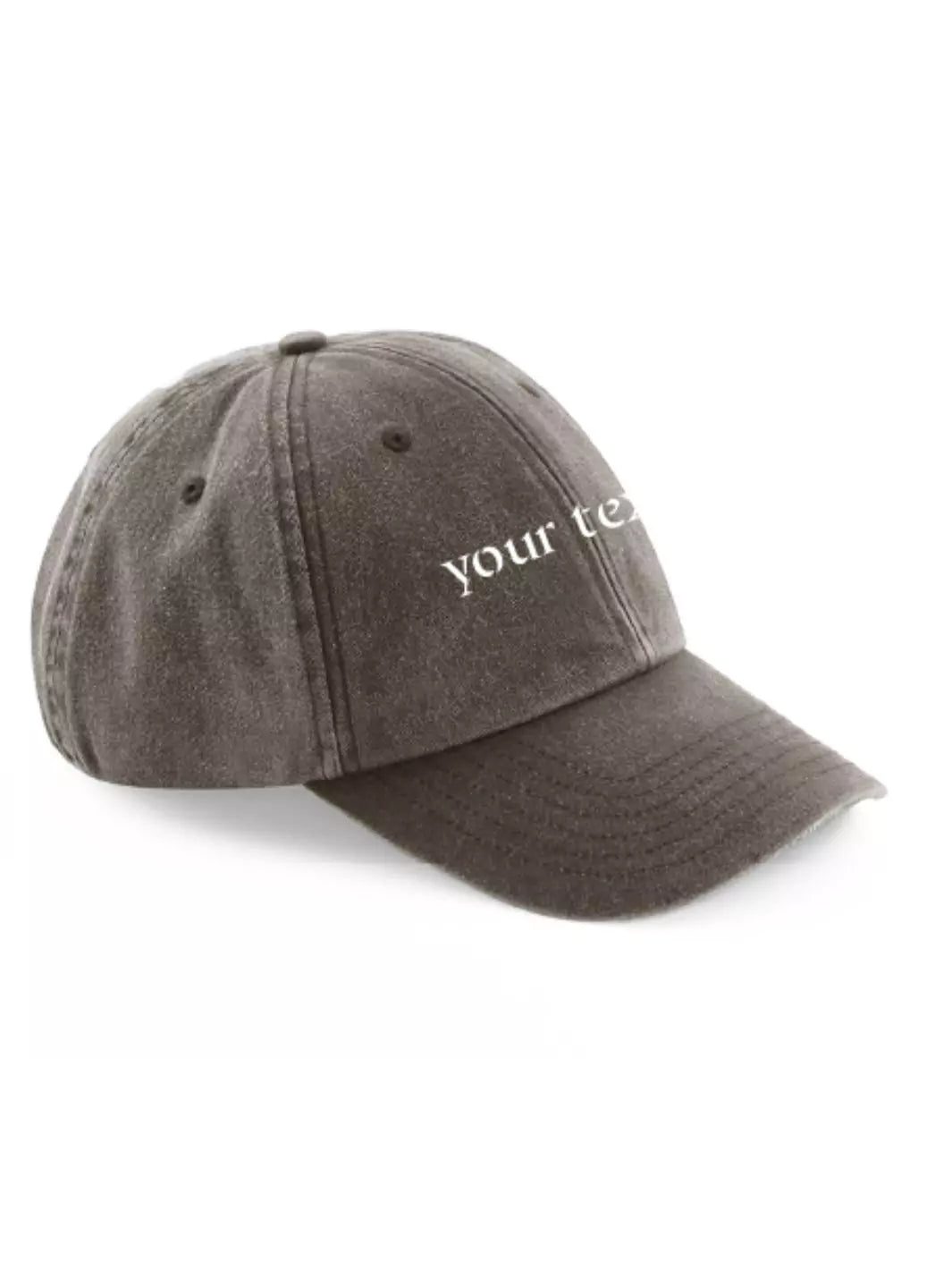 custom embroidered washed out baseball cap