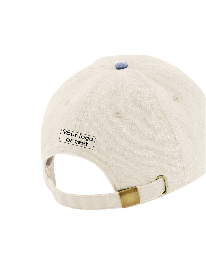 custom embroidered two tone baseball cap