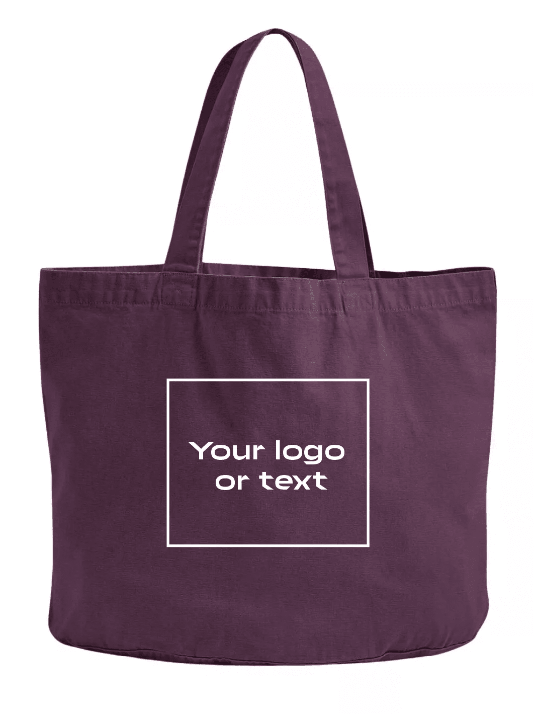 embroidered custom washed out tote bag and travel pouch