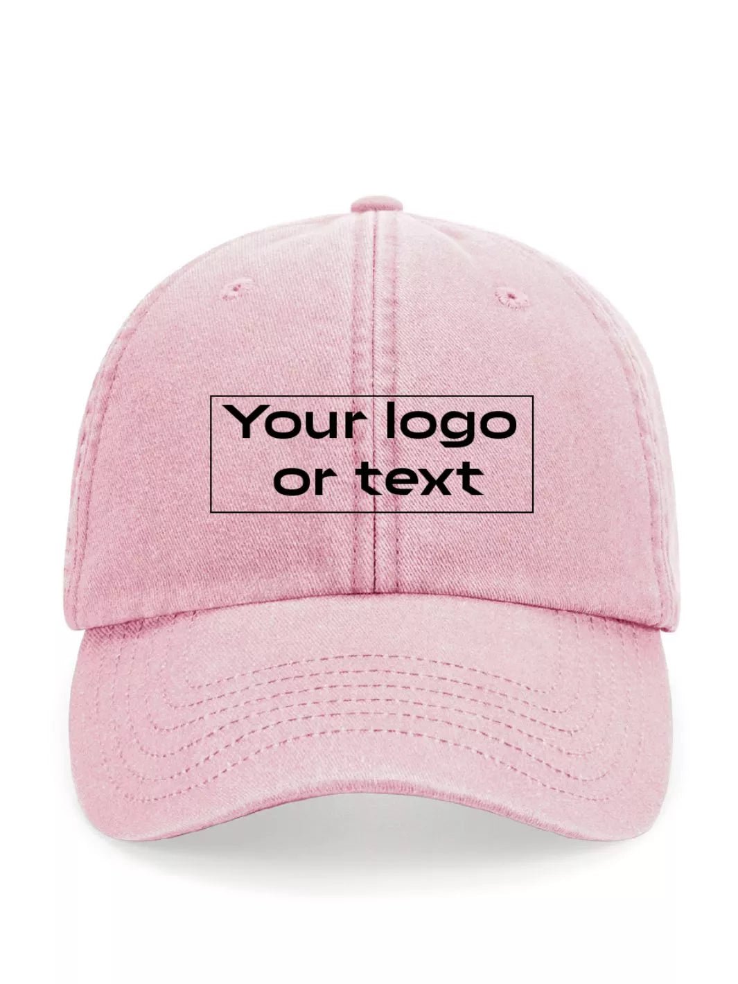 custom embroidered washed out baseball cap