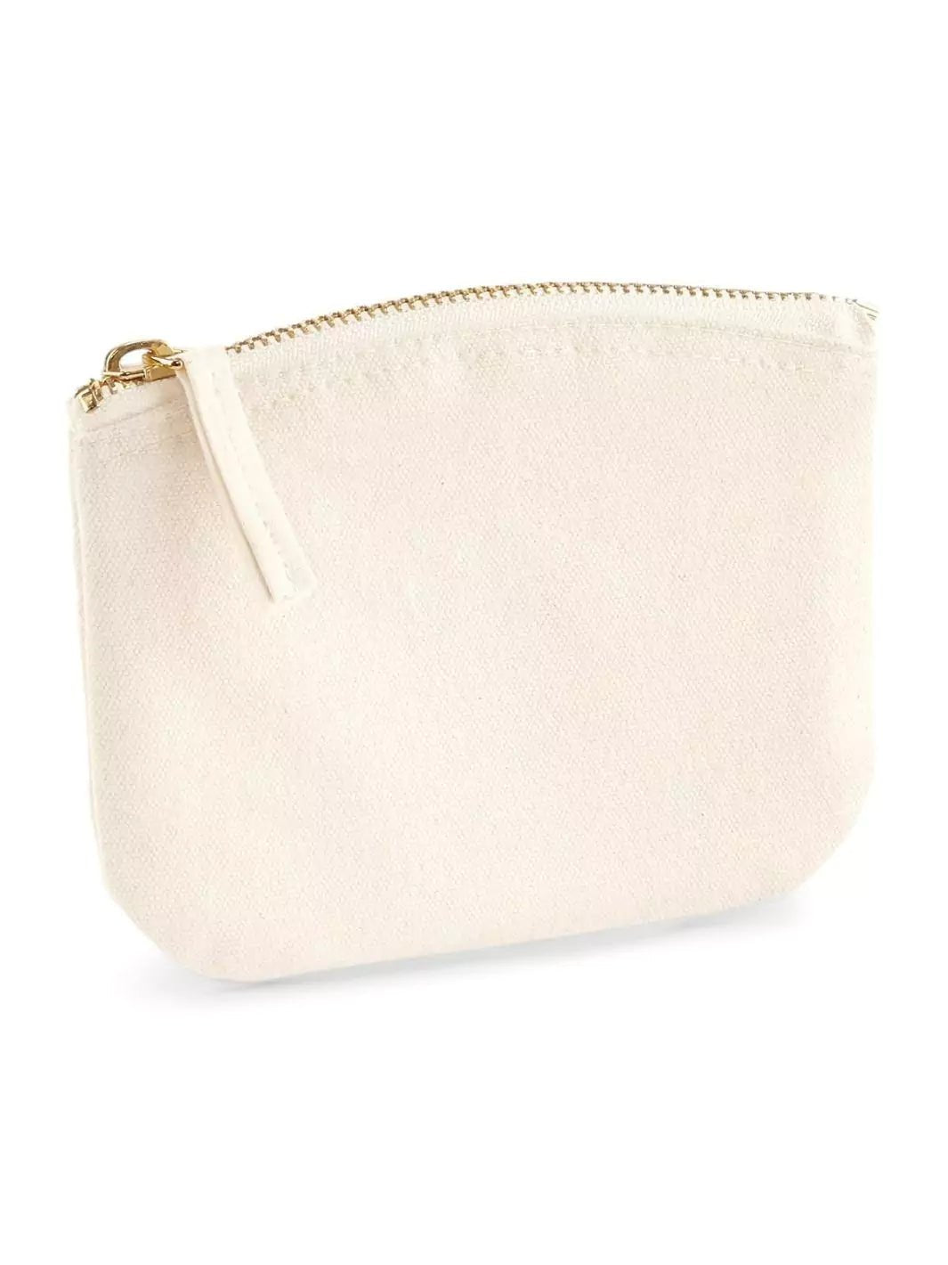 custom embroidered organic cotton white pochette