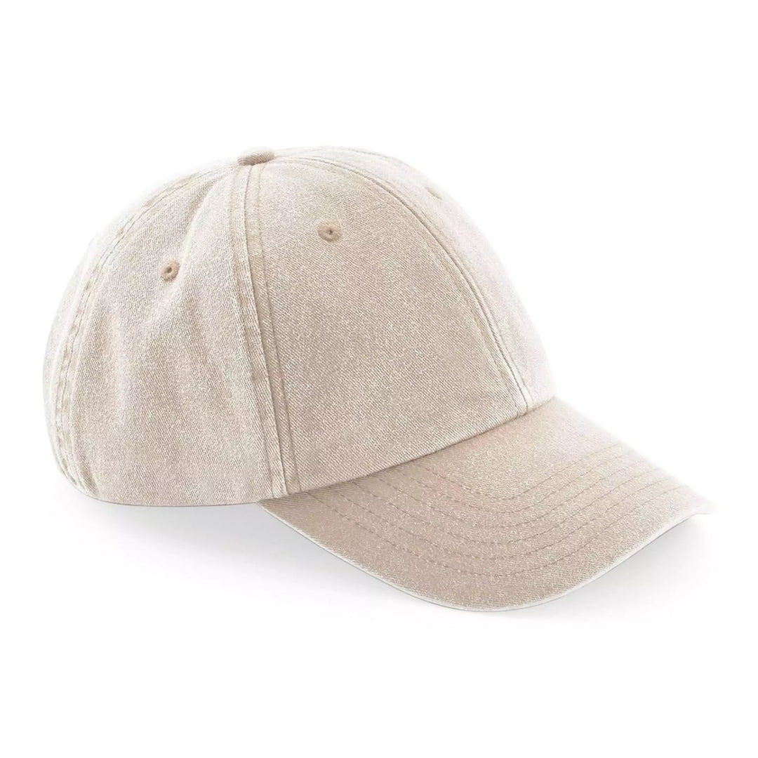 unisex beige washed out baseball cap