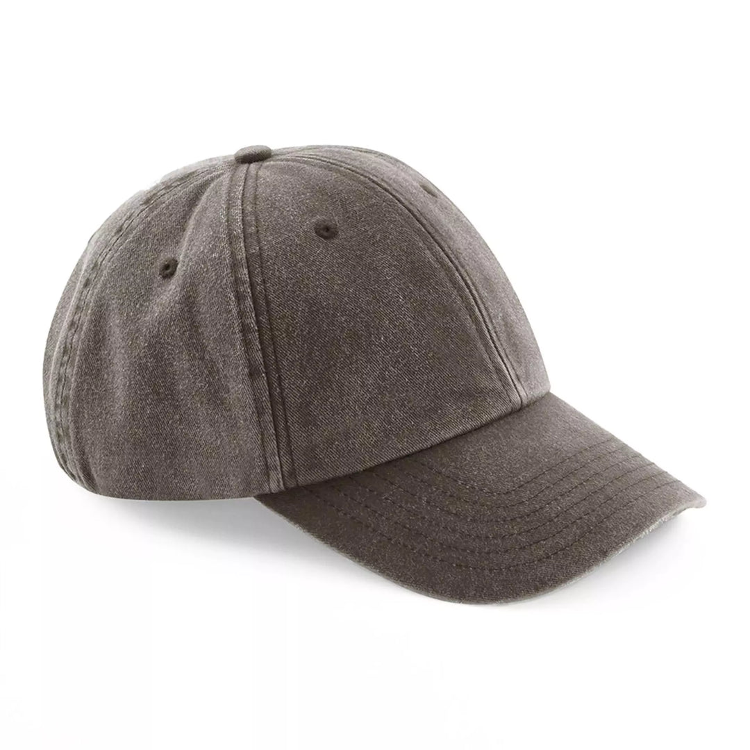 unisex brown washed out baseball cap