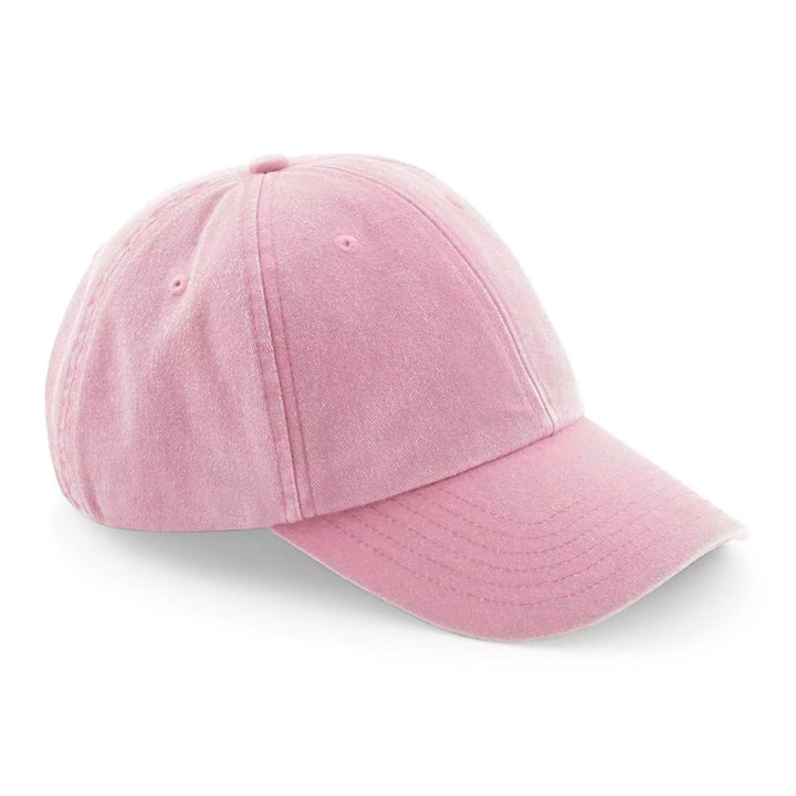 unisex pink washed out baseball cap