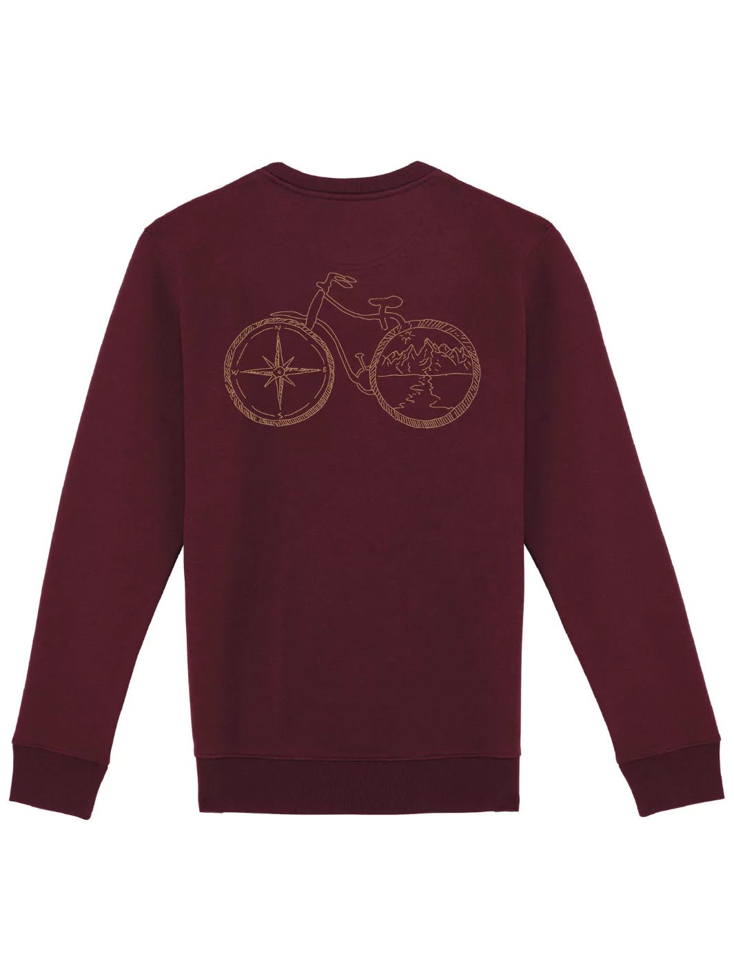 eco_sustainable unisex dark cherry travel sweatshirt