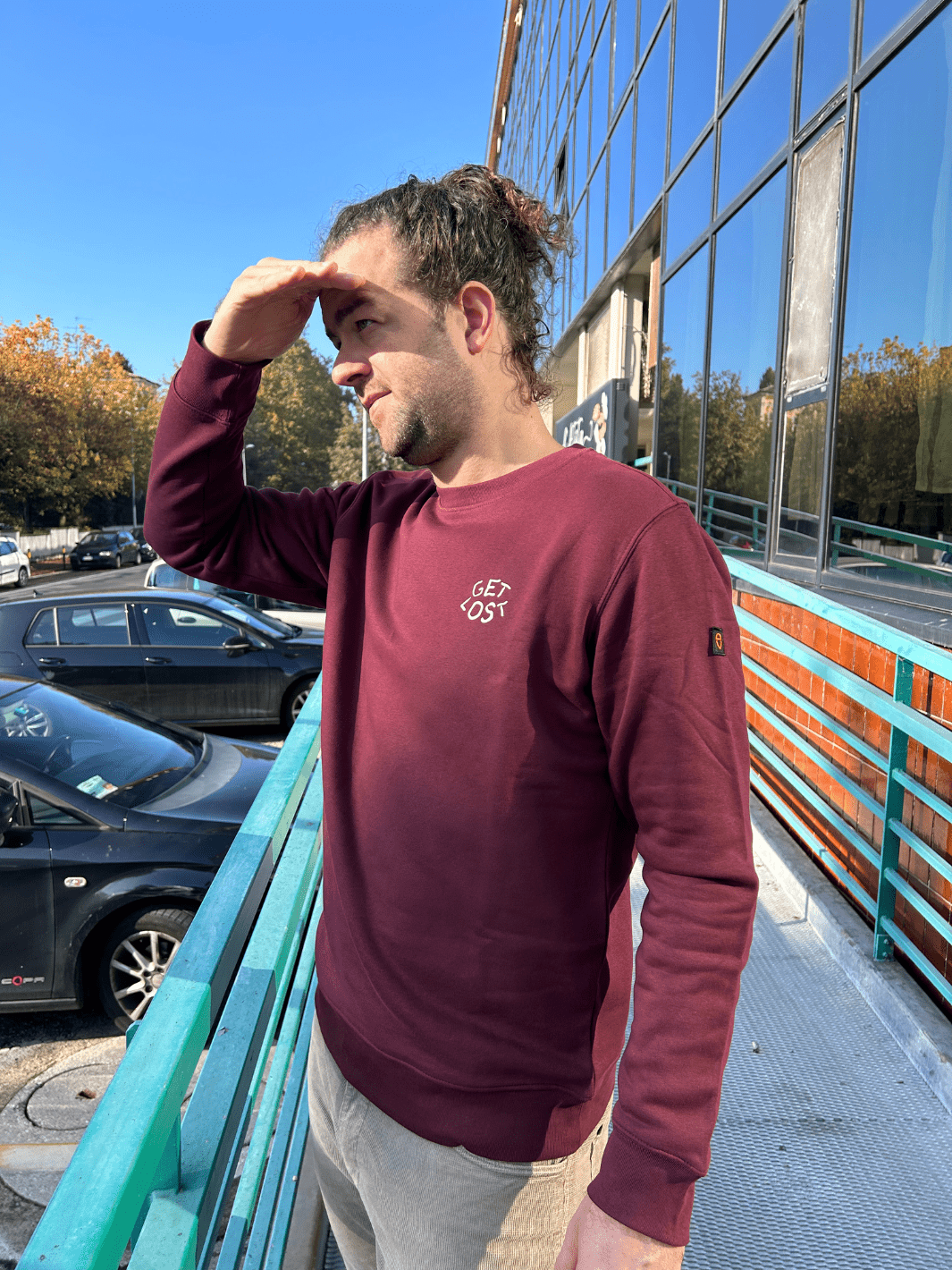 eco_sustainable unisex dark cherry travel sweatshirt