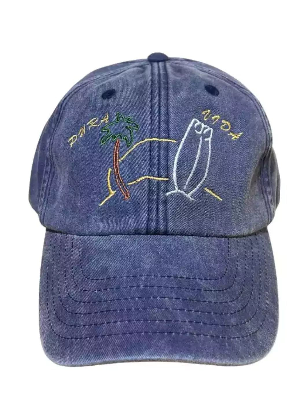 embroidered denim baseball cap pura vida