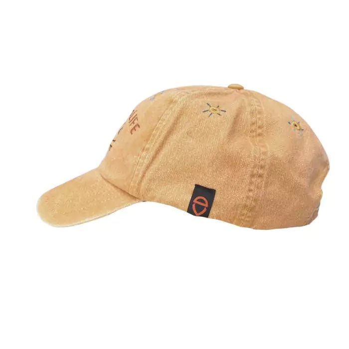 vintage Mustard embroidered van life baseball cap