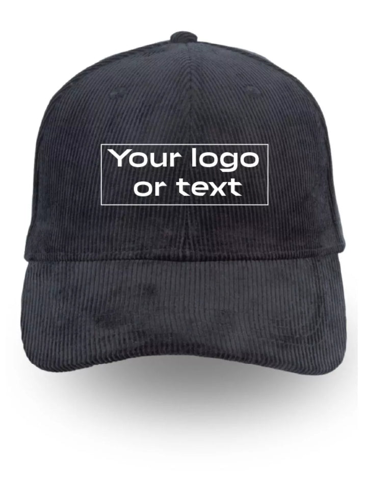 embroidered custom courdory baseball cap