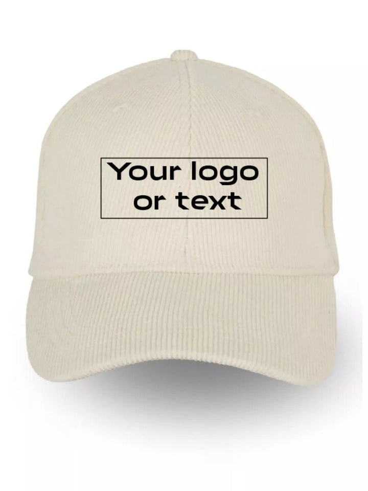 embroidered custom courdory baseball cap