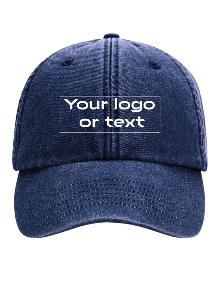Personalized Embroidered Denim Ball Cap