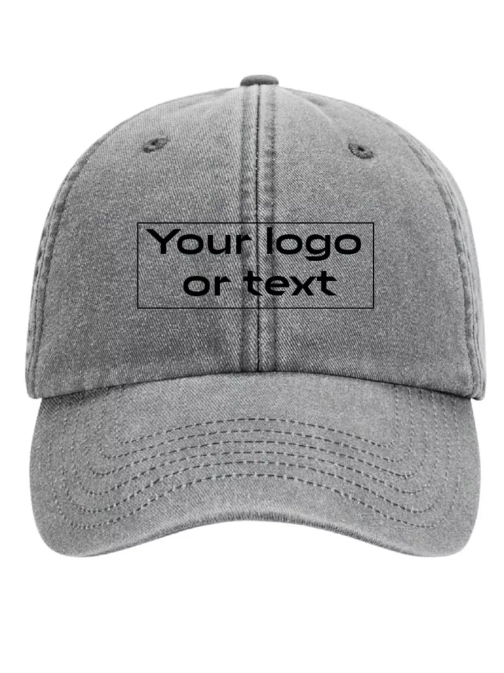 Personalized Embroidered Denim Ball Cap