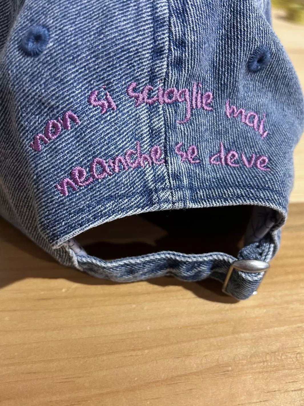 Personalized Embroidered Denim Ball Cap