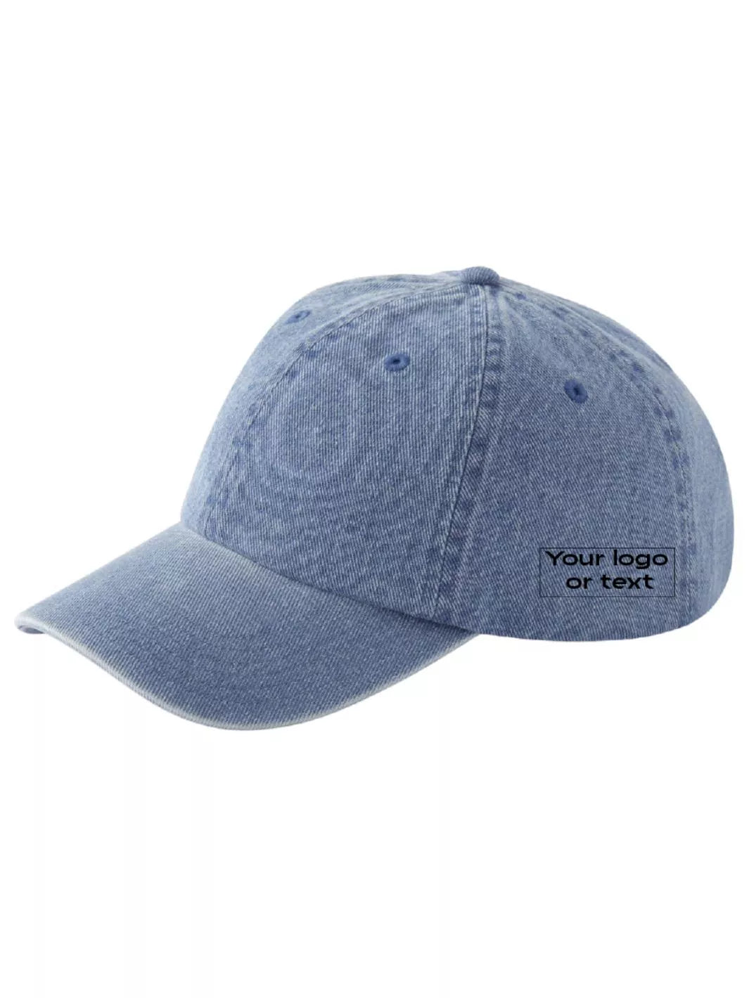 Personalized Embroidered Denim Ball Cap