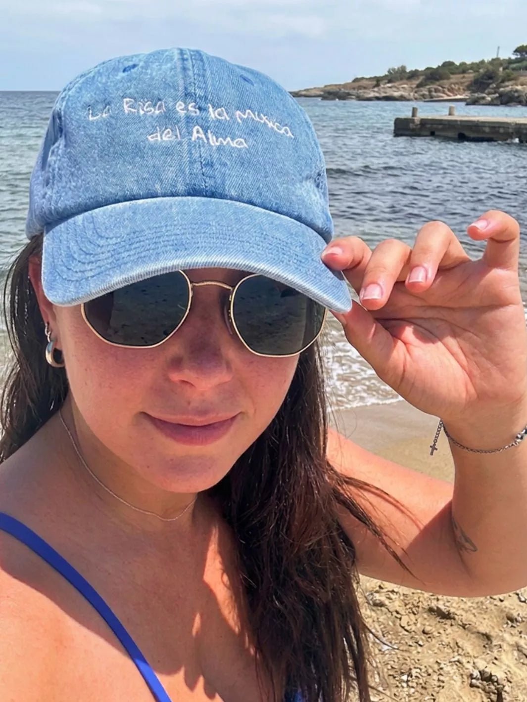 Personalized Embroidered Denim Ball Cap