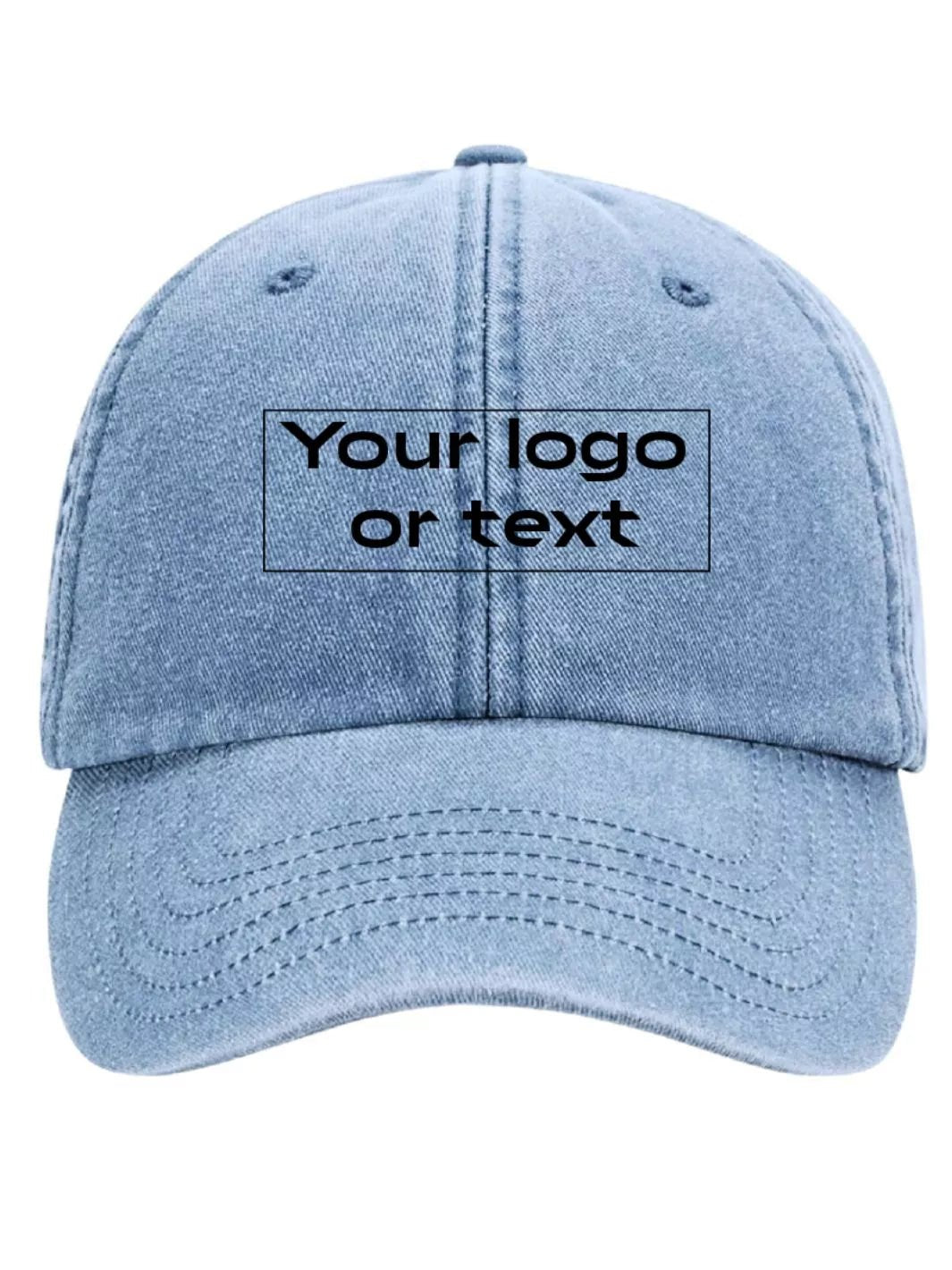 Personalized Embroidered Denim Ball Cap