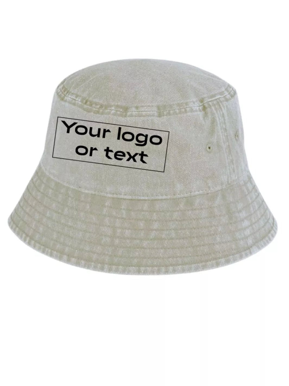 embroidered custom washed out bucket hat