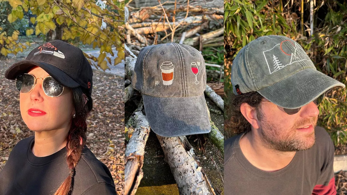 embroidered headwear vincent daimon