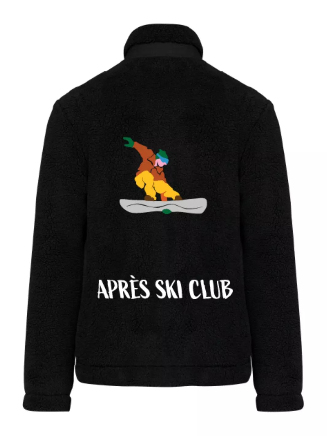 embroidered unisex teddy jacket apres ski club
