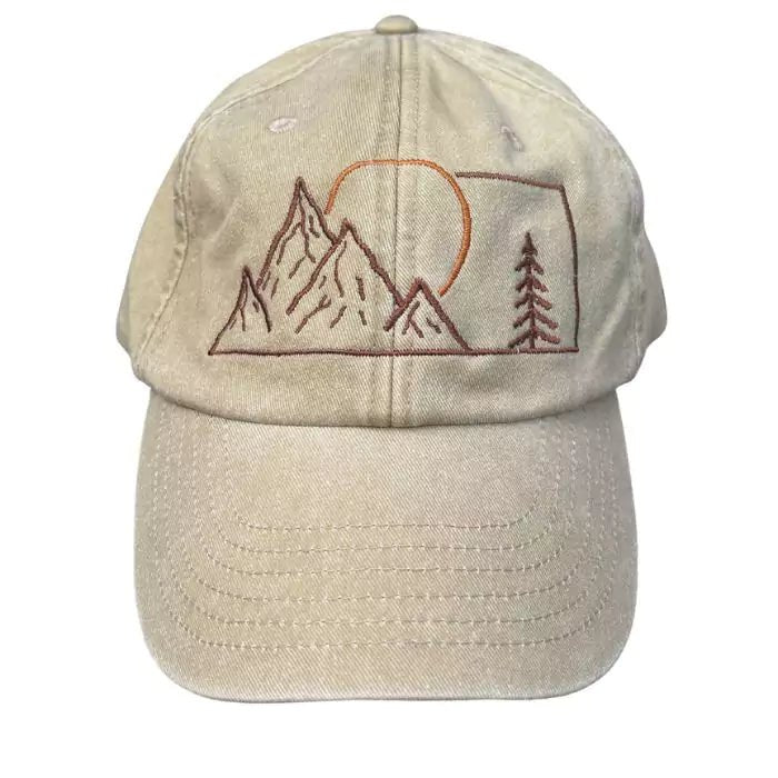 VINTAGE BASEBALL CAP MOUNTAINS