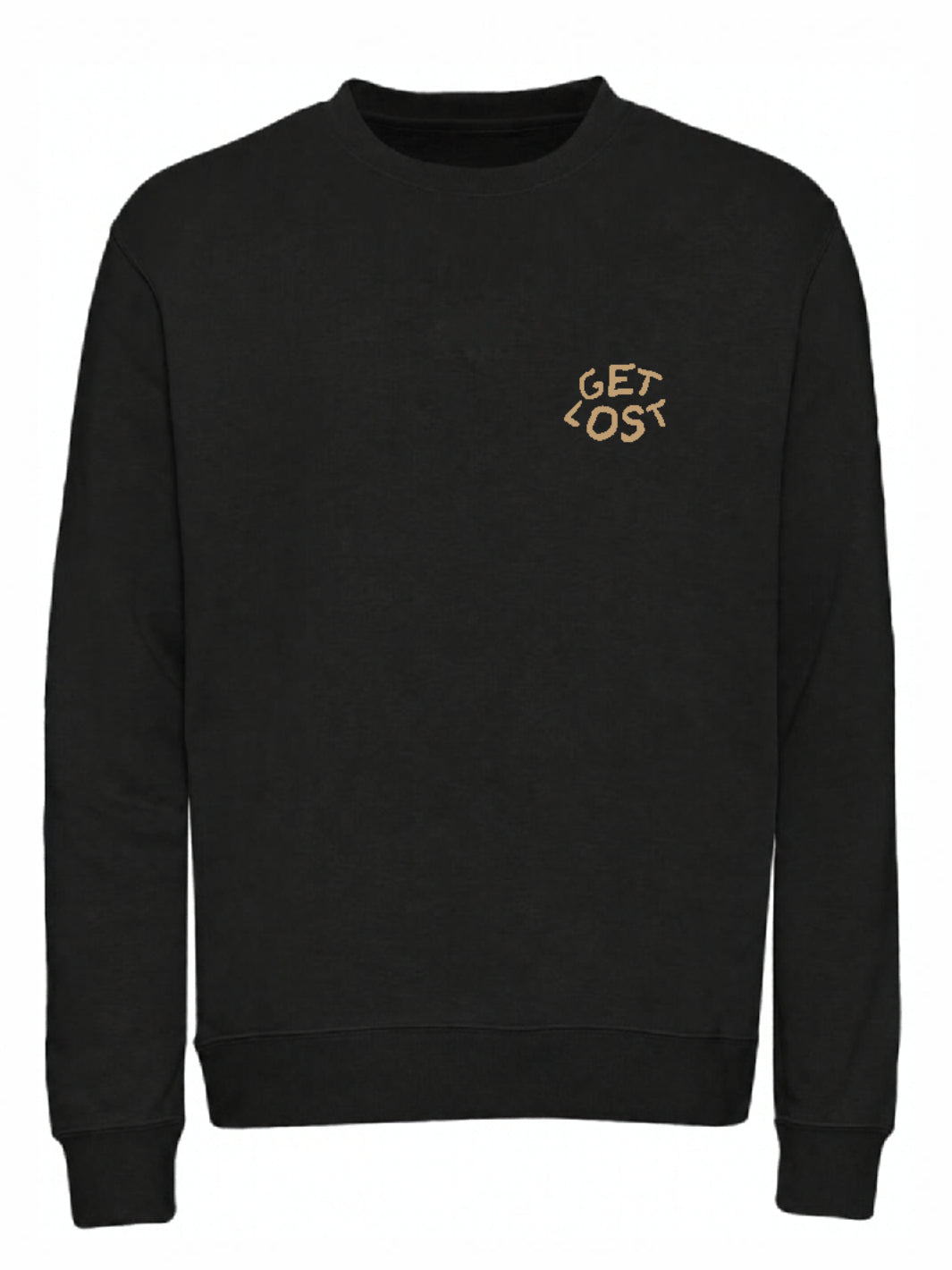 'Get Lost' hoodie featuring a hand-drawn design