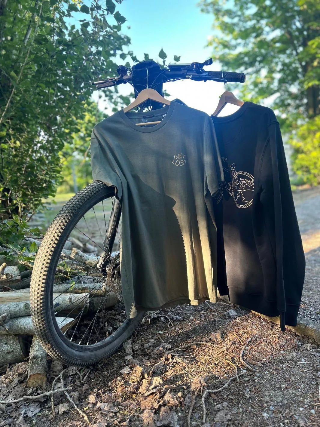 'Get Lost' hoodie featuring a hand-drawn design