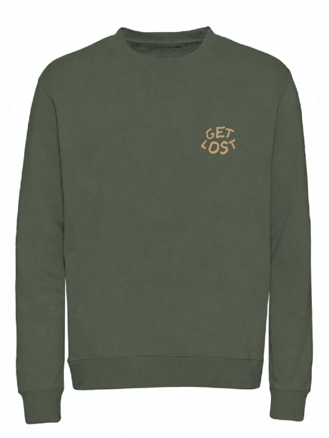 'Get Lost' hoodie featuring a hand-drawn design