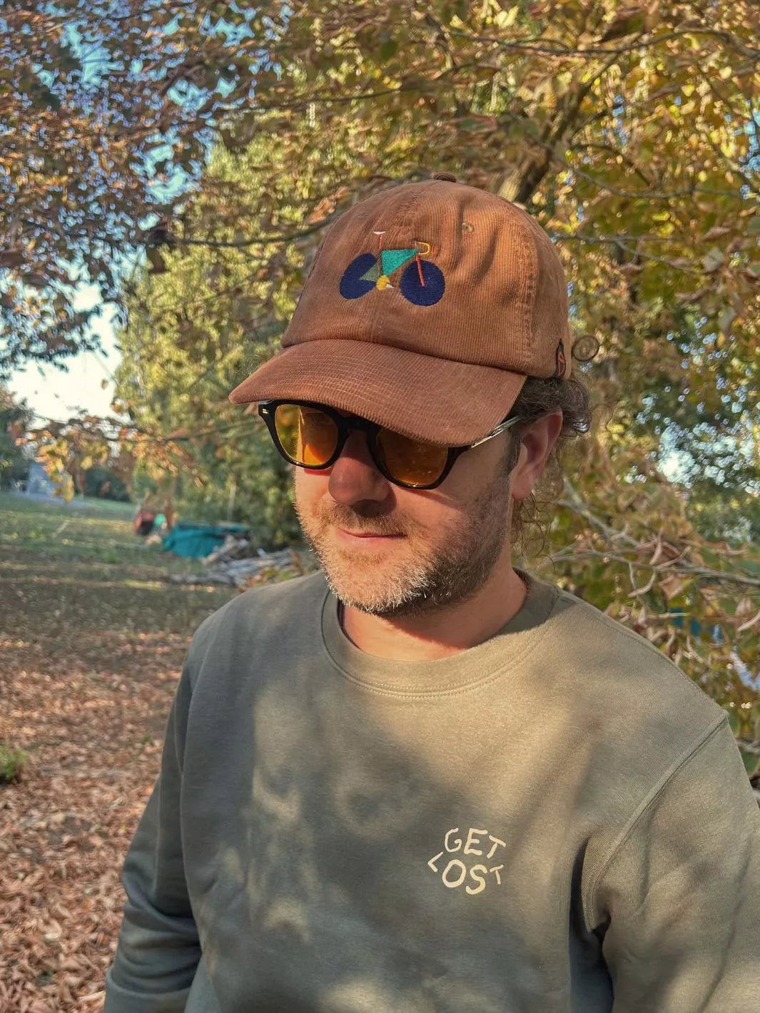 'Get Lost' hoodie featuring a hand-drawn design
