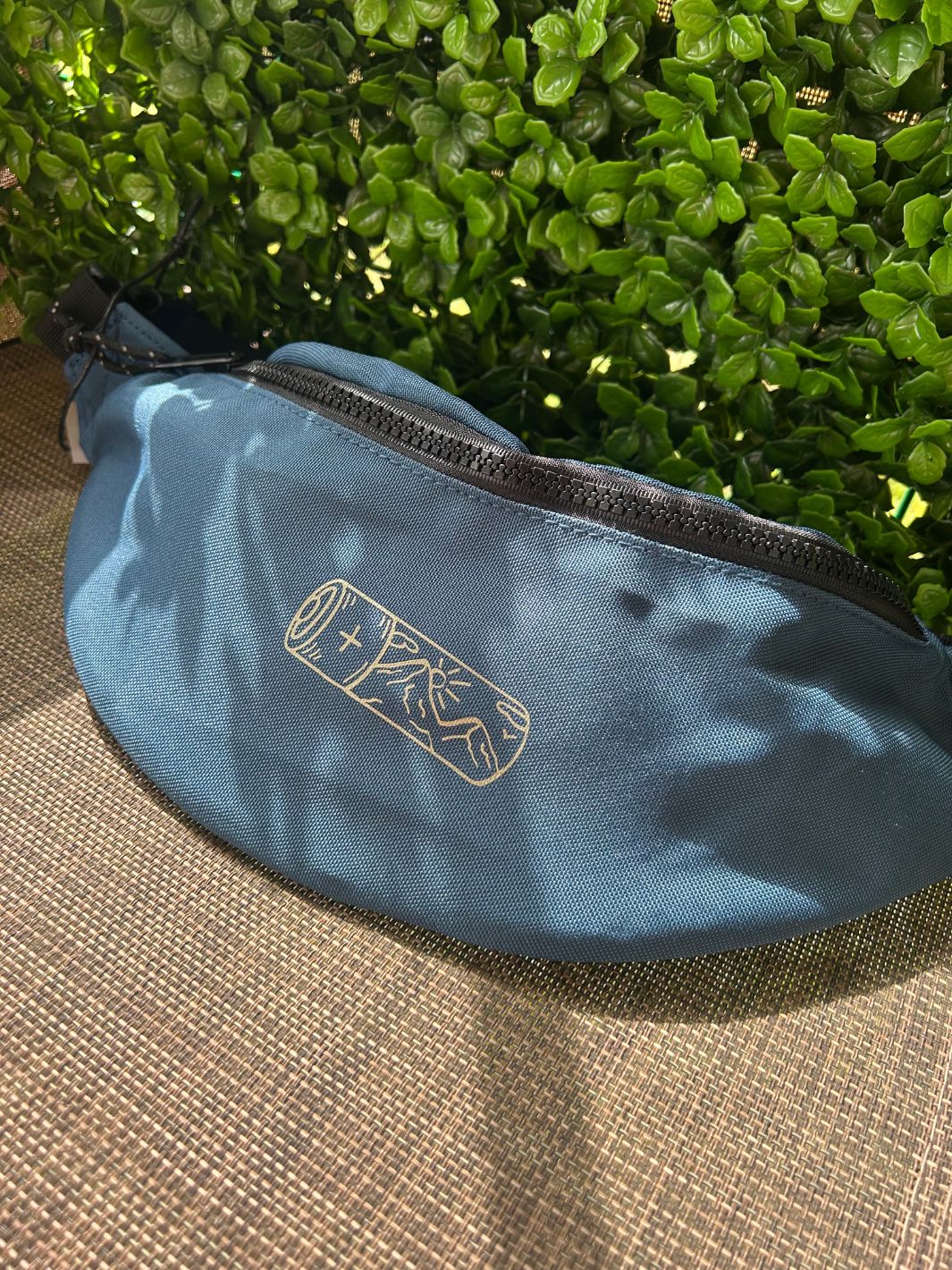 handmade men's recycled fabric belt begs