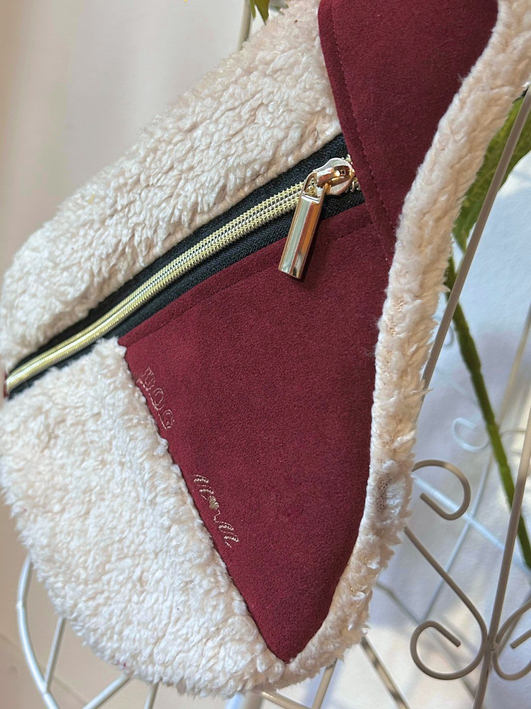 handmade women's teddy belt bags