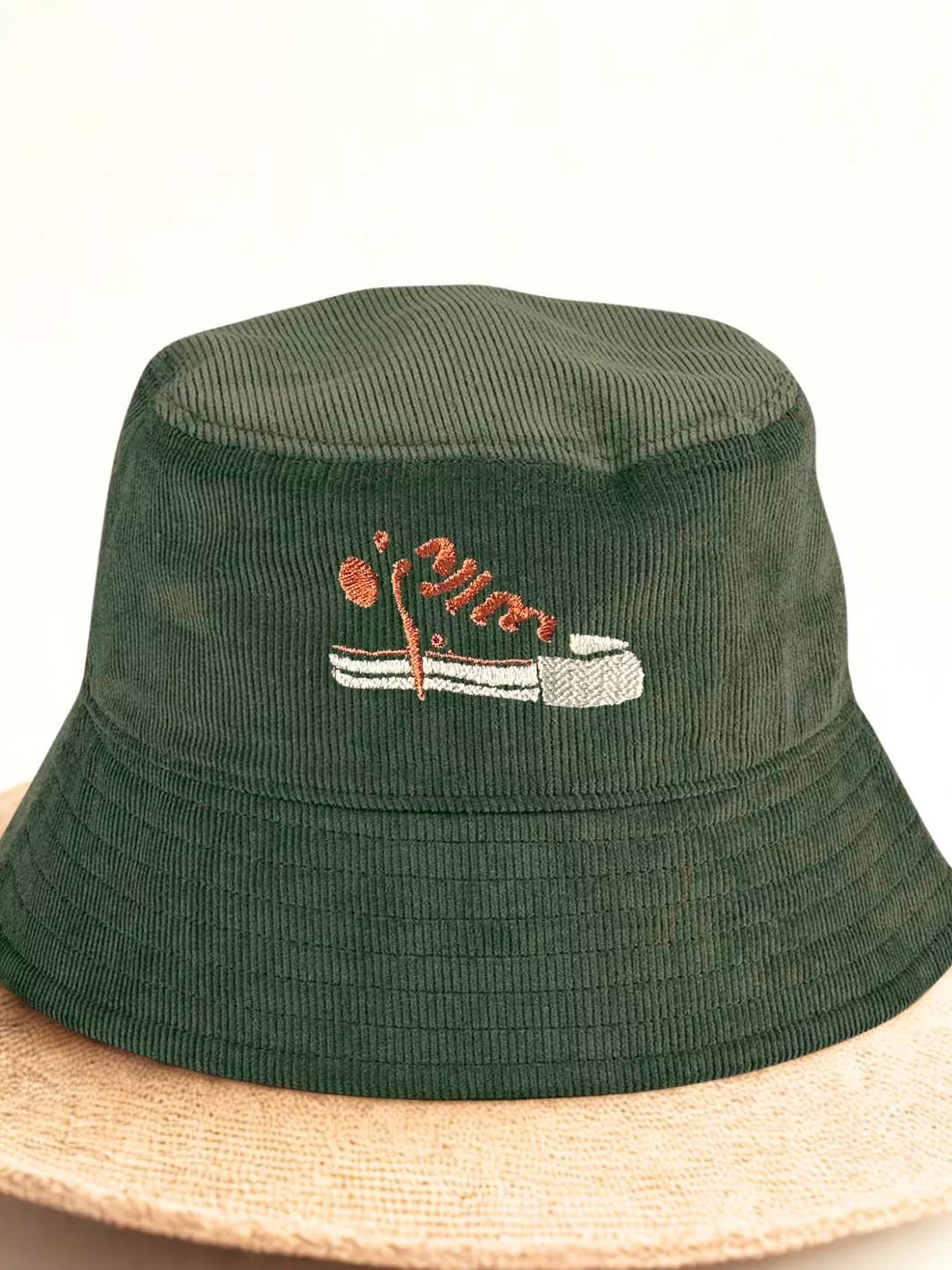 Ribbed Bucket hat embroidered all star
