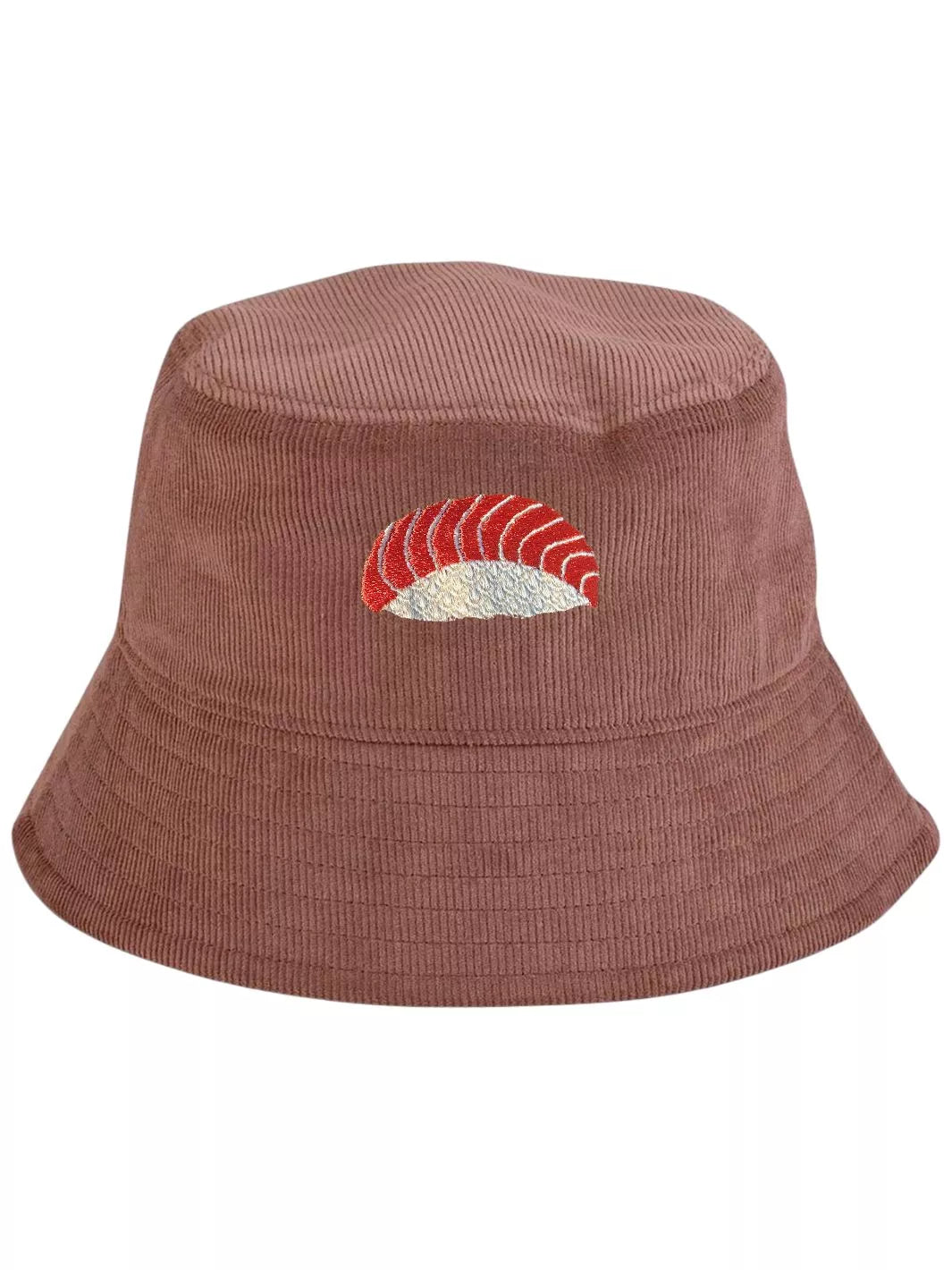 Unisex Ribbed Embroidered Bucket Hat Nigiri
