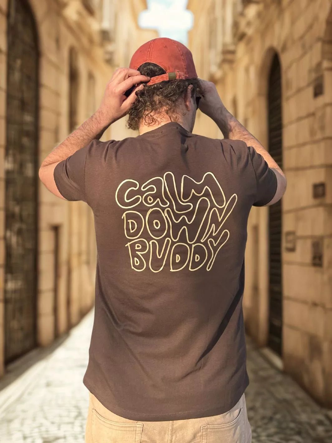 Unisex Organic Cotton T-Shirt Calm Down Buddy